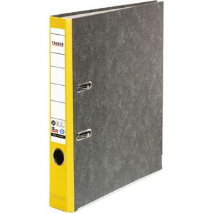 Falken 80023625 Ordner, A4, schmal, Karton, gelb