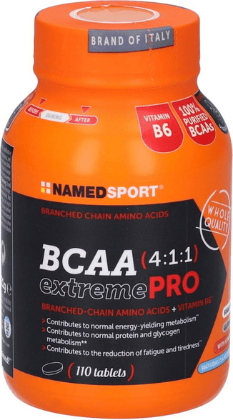 Named Sport Bcaa 4:1:1 ExtremePro Integratore di Aminoacidi 110 Compresse