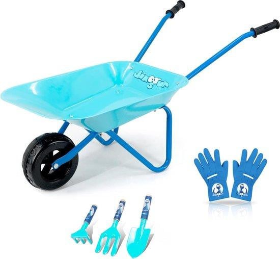 Famanu kinderloopfiets met accessoires - Blauw