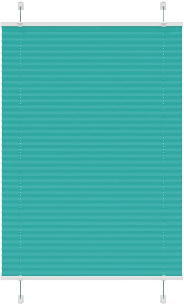 vidaXL Store plissé vert pétrole 90x150 cm largeur du tissu 89,4 cm