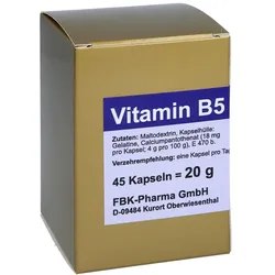 Vitamin B5 Kapseln 45 St