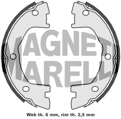 Magneti Marelli Bremsbacke 360219198302 Für Iveco