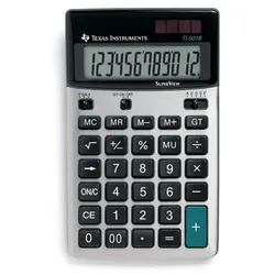 Texas Instruments Tischrechner TI-5018SV 105 mm Schwarz, Silber