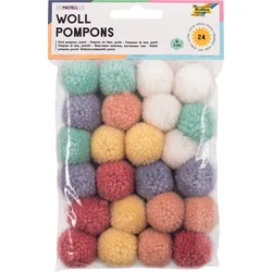 folia Pompons farbsortiert