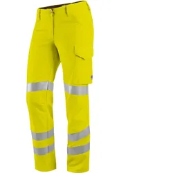 Damen Warnschutz Bundhose "2018-845" Hi-Vis Comfort - 36 - warngelb