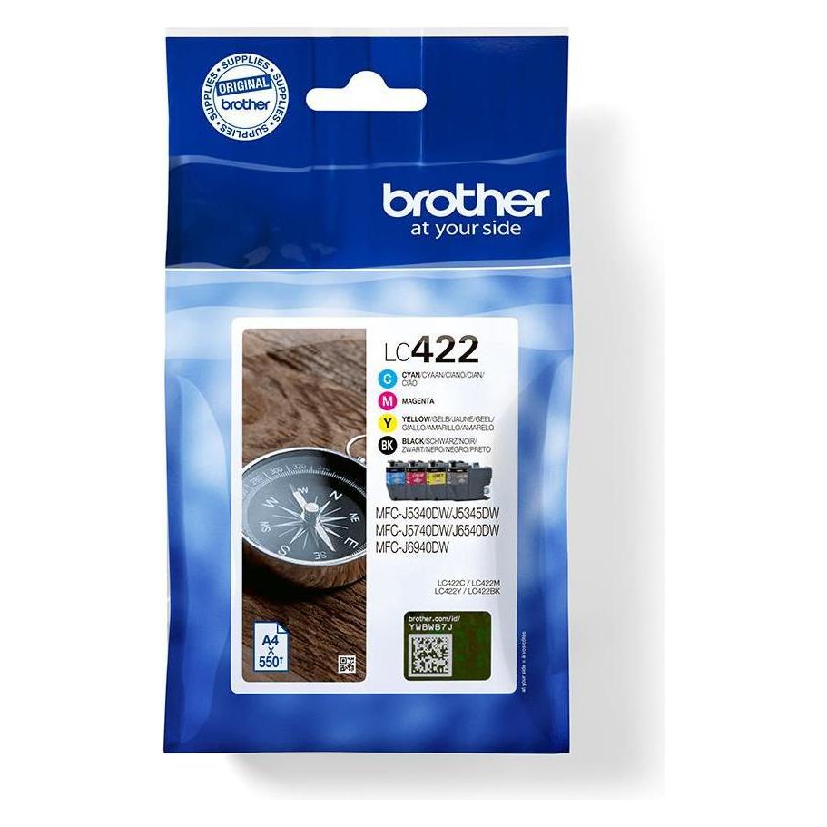 Brother Lc422Val Ink Cartridge 4 (LC-422VAL)