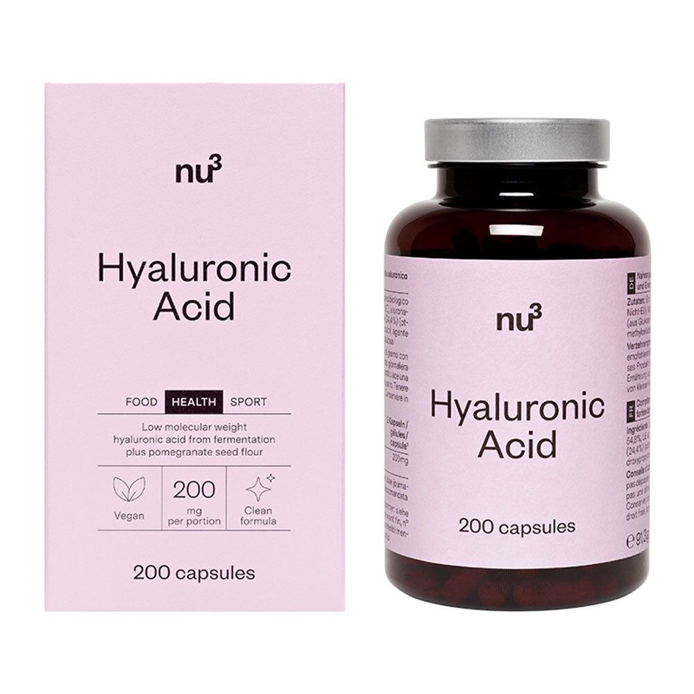nu3 Hyaluronsaeure 100mg 200 St Kapseln