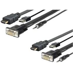 Vivolink Pro HDMI-Kabel (1 m), Videokabel, Schwarz