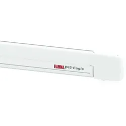 Fiamma F45eagle 450 Markise mit Motor Gehäusefarbe Polar White Tuchfarbe Royal Grey 450 cm