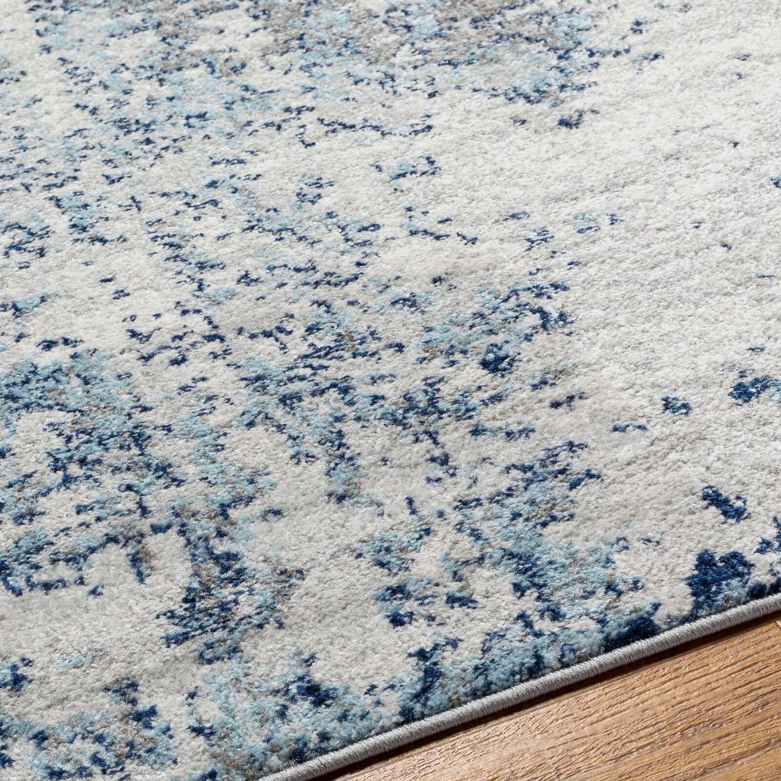 Teppich LIVABLISS "DUNKIRK", blau, B:160cm H:10,9mm L:220cm, Polypropylen, Teppiche, Teppich blau B : 160cm 1 Stk., 10,9mm, L: 220cm