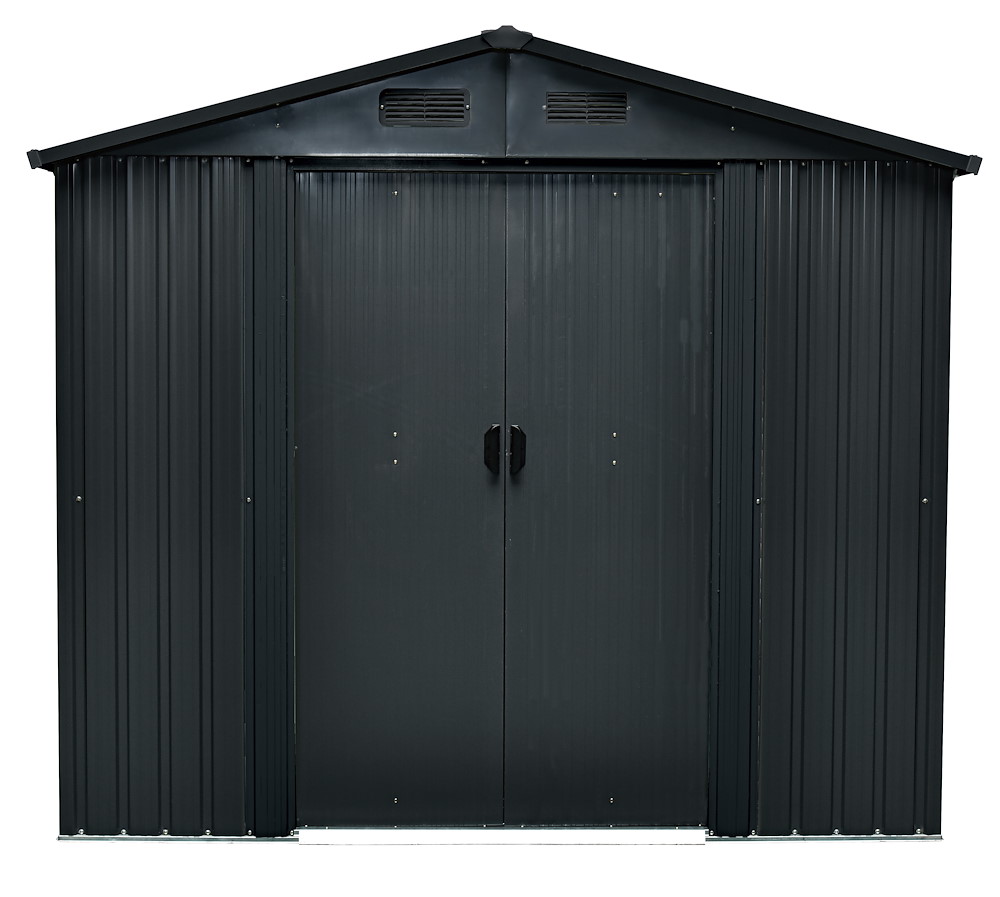 JUNGELMAR Gerätehaus mit Satteldach 301x238x214cm, anthrazit 16956190