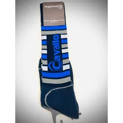 Cavallo Socken Kniestrümpfe darblue cosm. blue dunkelblau, Schuhgröße: 34