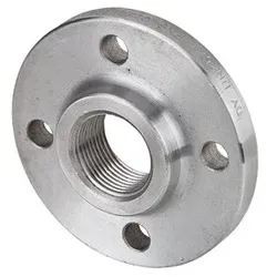 Stahl Gewindeflansch mit Ansatz, 4-Loch DN80 (3") - PN6 / DIN 2565