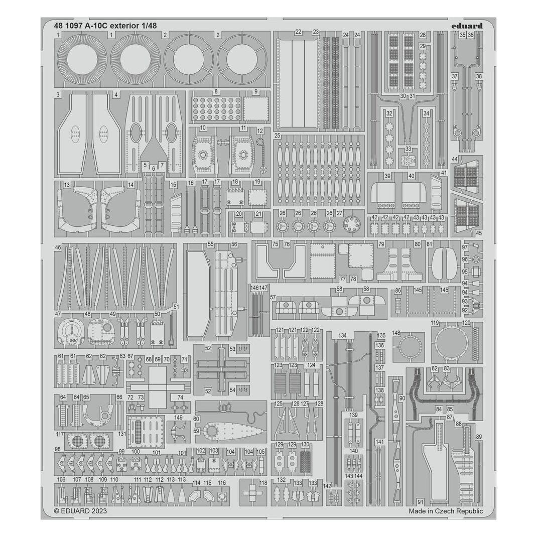Eduard A-10C exterior for HOBBY BOSS (481097)