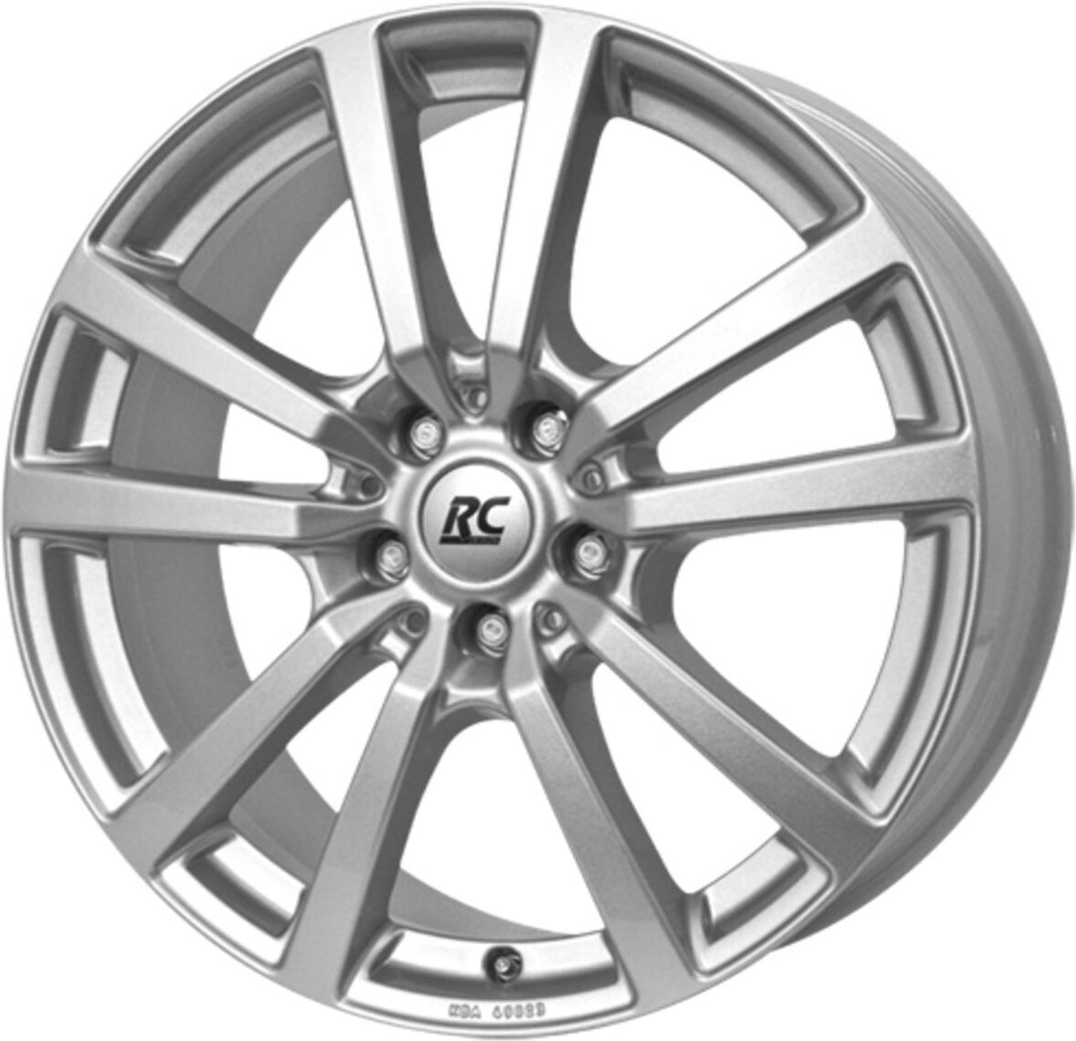 Alufelge 19 zoll RC DESIGN RC25 5x120 8,5J ET50, Farbe Silber