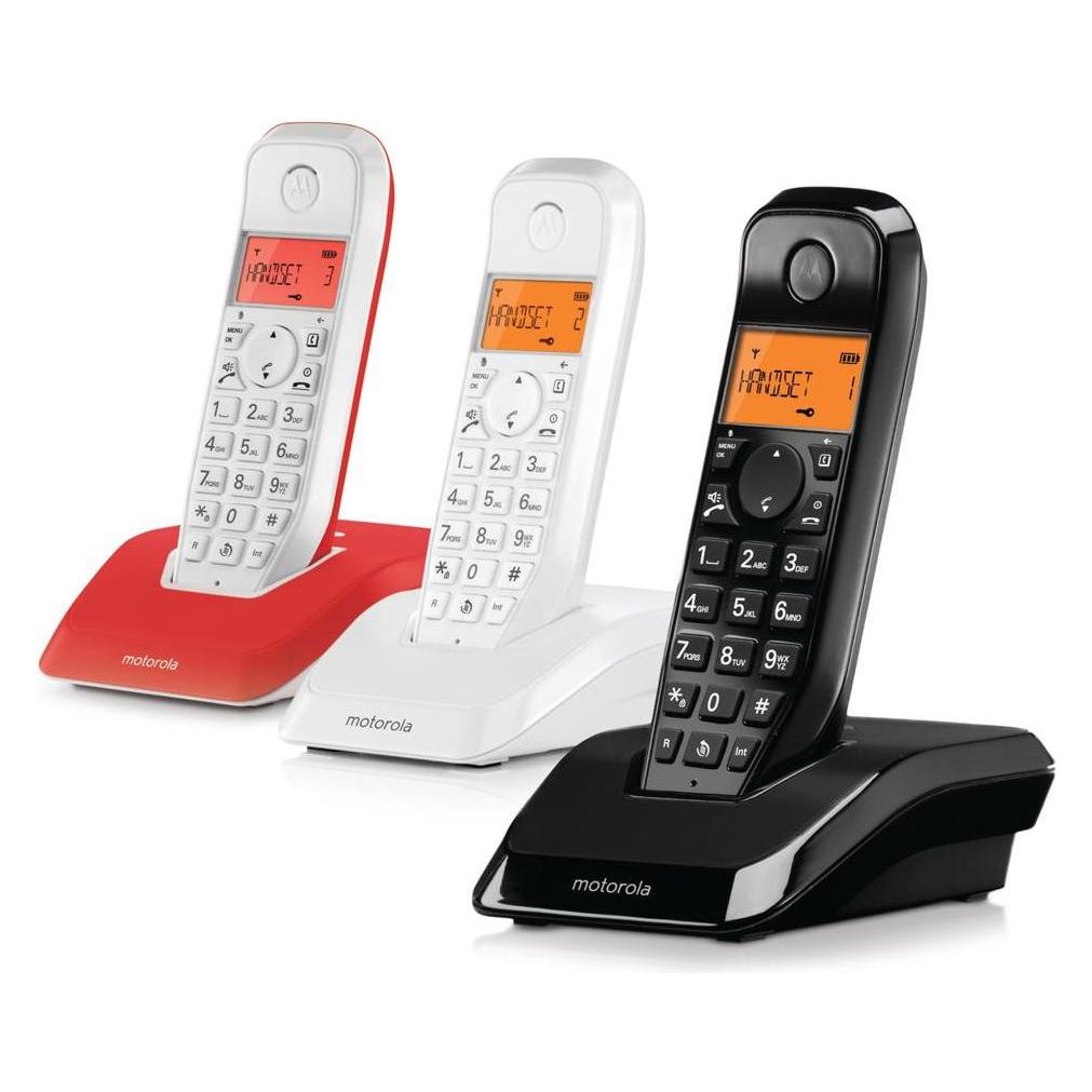 Lenovo TelãFono InalãMbrico Dect Digital Motorola S1203trio (107S1203MIXCOLOR)