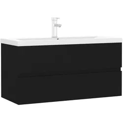 vidaXL, Waschbeckenunterschrank, Mardenhagen (Mit Wasserhahn & Abfluss)