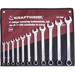 Kraftwerk, Schraubenschlüssel, Gabelringschlüssel (1", 1/2", 11/16", 13/16", 15/16", 3/4", 3/8", 5/8", 7/16", 7/8", 9/16")