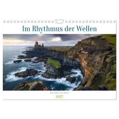 Im Rhythmus der Wellen - Ein Jahr am Meer (Wandkalender 2027 DIN A4 quer), CALVENDO Monatskalender