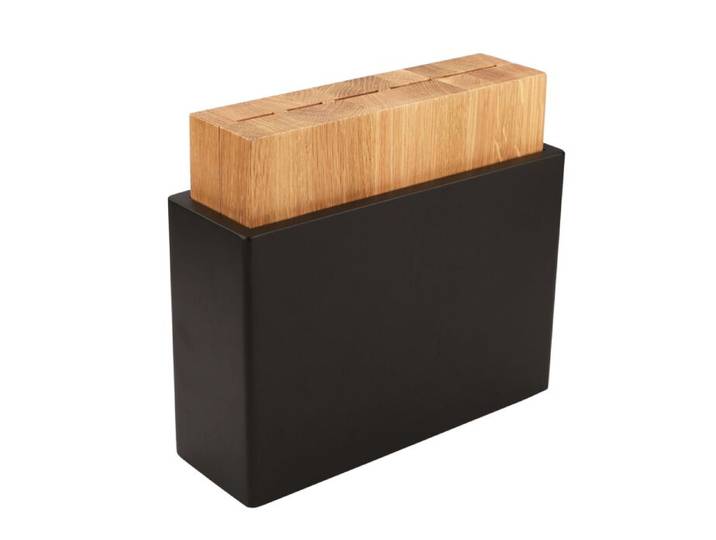 Messer-Block mit schwarzem Sockel