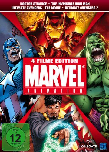 Jay Oliva - Marvel Animation Vol. 1 (Doctor Strange, The Invincible Iron Man, Ultimate Avengers 1 & 2) [4 DVDs] [Limited Collector's Edition] - Preis vom 09.10.2026 07:28:09 h