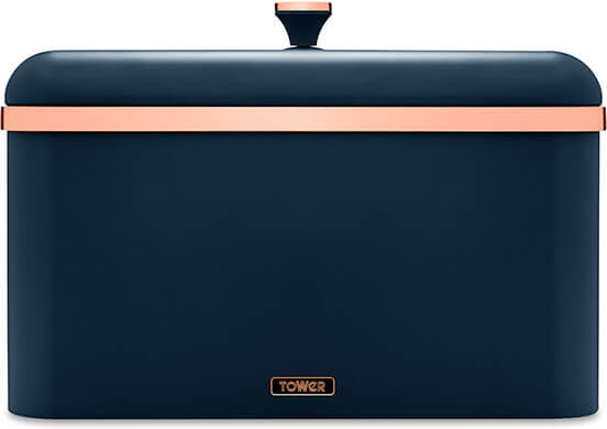 Tower Cavaletto Bread Bin Midnight Blue