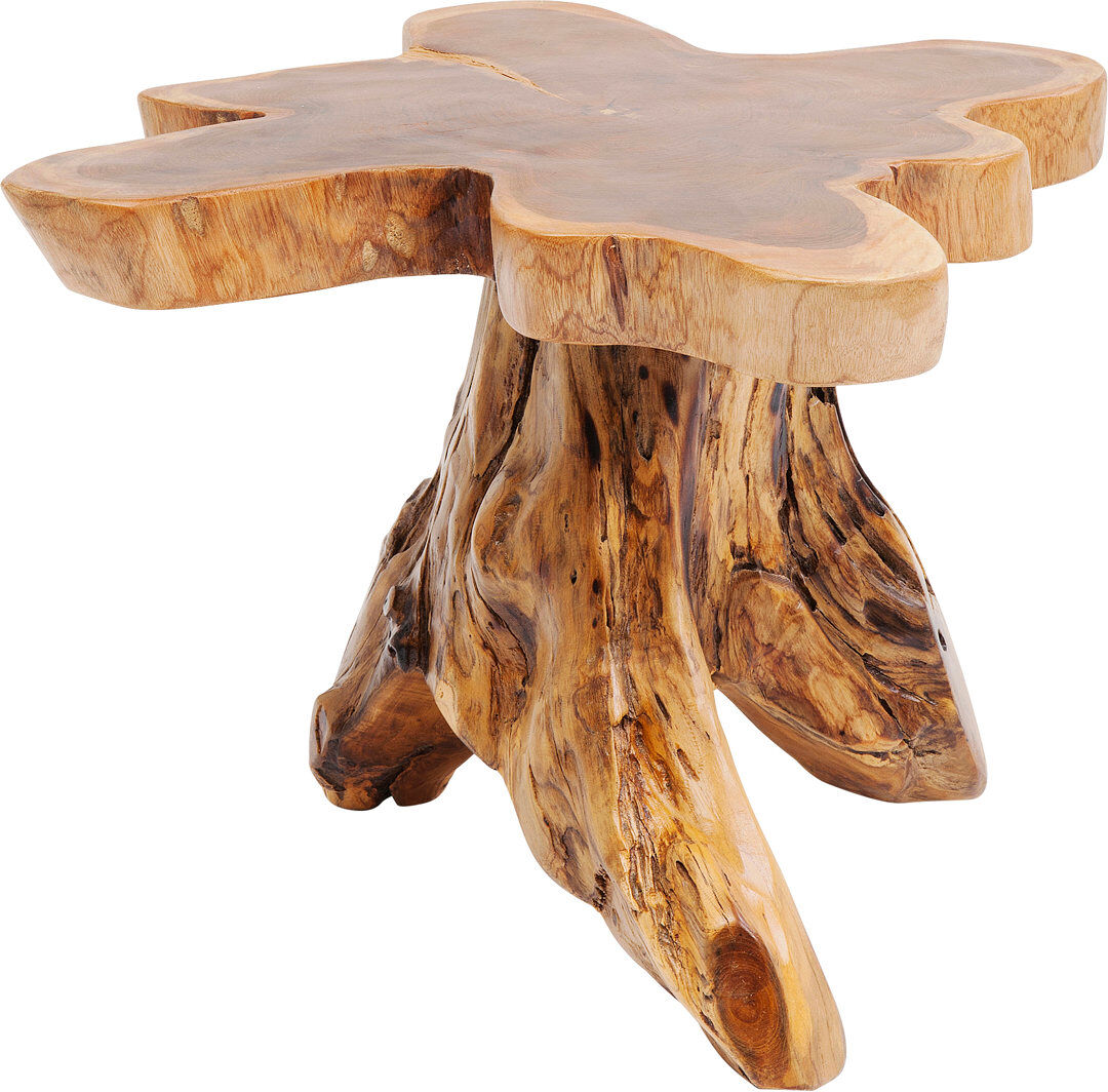 KARE Design Side table Tree Large Nature Brown 40cm H X 50cm W X 50cm D