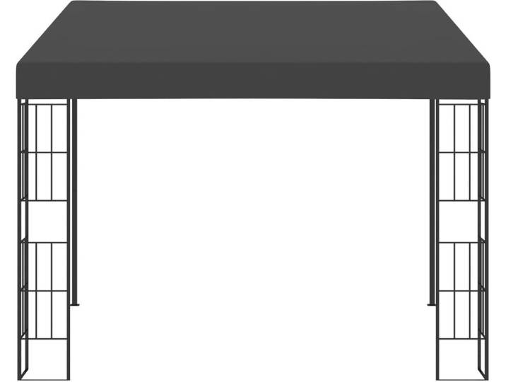 vidaXL Pavillon mural 3x3 m Anthracite Tissu