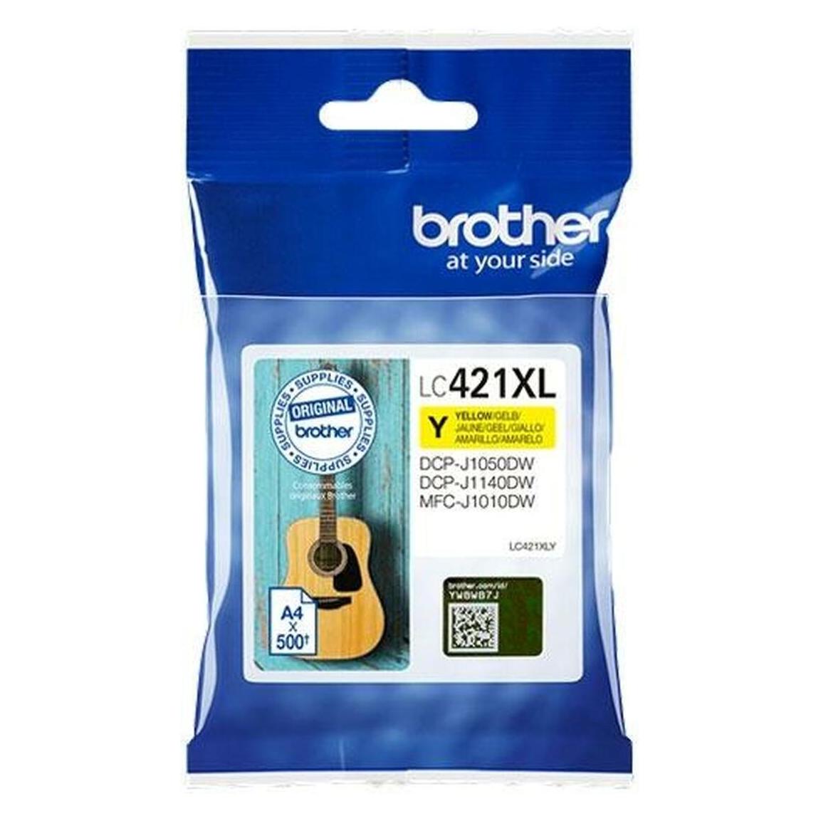 Brother LC-421XLY TINTENPATRONE GELB (Y) (CM8071504555318)