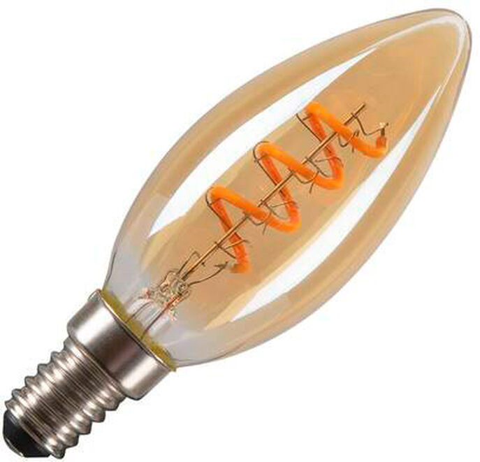 Slv Led C35, Led-Leuchtmittel, Gold, E14, 2w, 2200k - Led Lampen Sockel E14