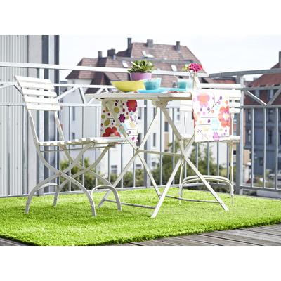 Kunstrasen ANDIAMO "Trendy, Gesamthöhe ca. 25 mm", grün, B:100cm L:200cm, Polyethylen (PE), Teppiche, Rasenteppich, moderne Optik, mit Drainagelöchern, strapazierfähig