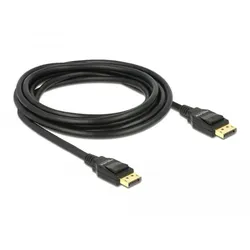 DeLOCK Kabel DisplayPort Stecker zu DisplayPort Stecker, 3 m