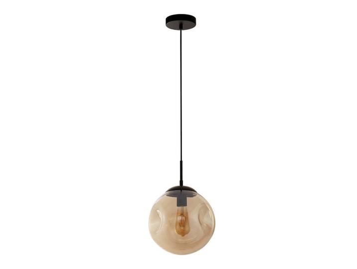 Hängeleuchte Punch, Schwarz, Metall, Glas, Kugel, 36 cm, Lampen & Leuchten, Innenbeleuchtung, Hängeleuchten, Pendelleuchten