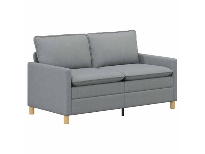 TEKGHUT Sofa Hellgrau 156 x 81 x 87,5 cm Stoff Stoffbezug,Metallrahmen,minimalistisches Design,klare Linien,funktionale Einfachheit,Wohnzimmer,Büro