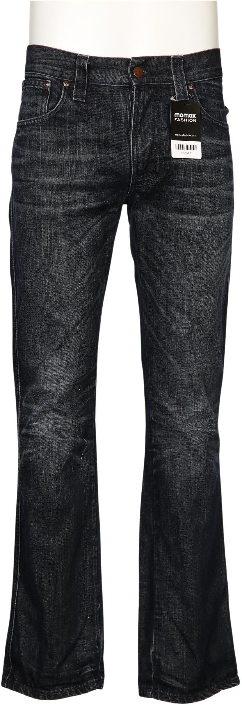 Nudie Jeans Herren Jeans, Blau, Gr. W32, Baumwolle - Second Hand