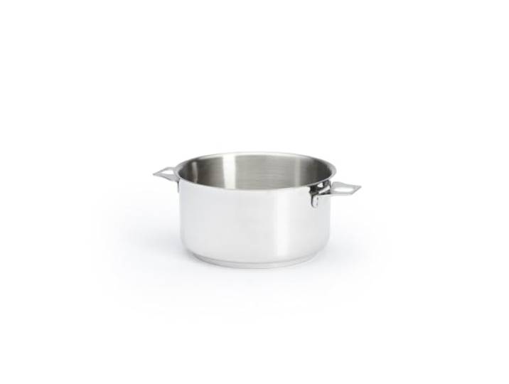 De Buyer - Casserole en inox MILADY TWISTY amovible - Diamètre 18 cm