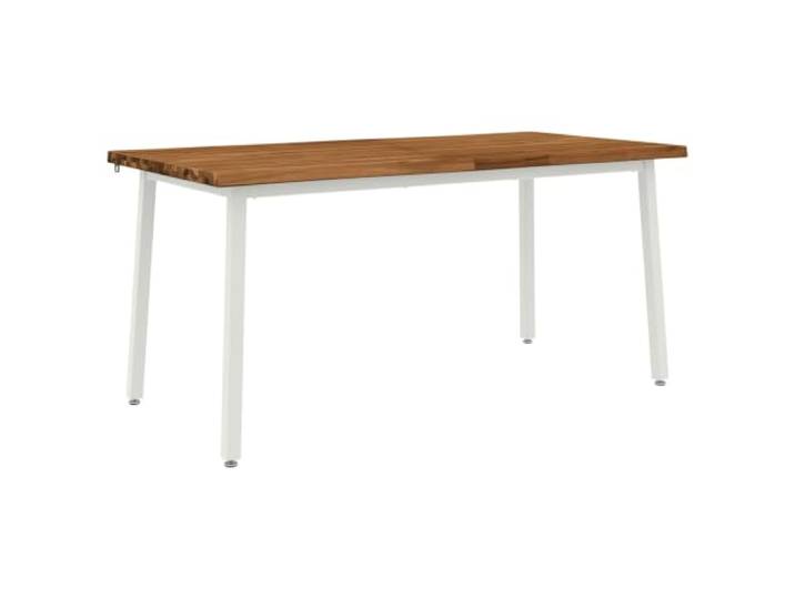 vidaXL Live Edge Esstisch 160 x 70 x 75 cm Massivholz Akazie Natur Langlebiges und stylisches Oberflächenmaterial, Bietet stabilen Halt und Sicherheit, Klare Linien und wenig Schnickschnack
