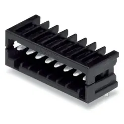Wago 733-362/105-604 THR-Stiftleiste,Lötstift 0,8 x 0,8 mm,abgewinkelt,schwarz 733362105604  - 200 Stück