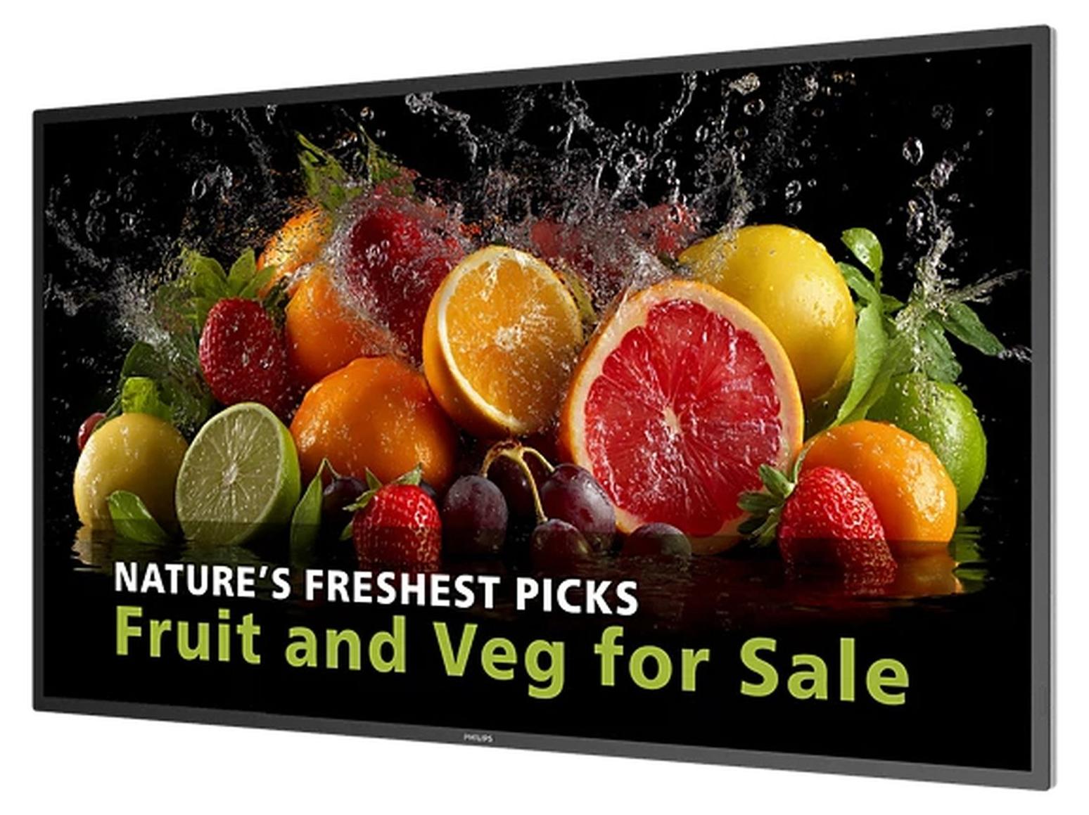 Philips 5000 series 43BDL5050D, Digital Signage Flachbildschirm, 108 cm (42.5"), LCD, 3840 x 2160 Pixel, WLAN, 24/7