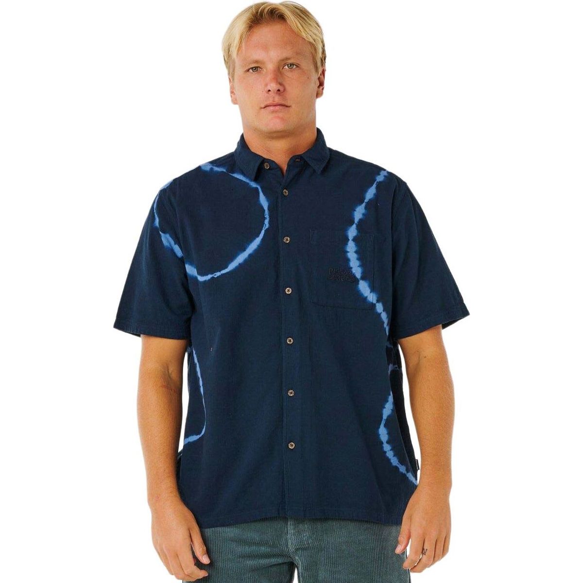 RipCurl Pacific Rinse Short Sleeve Shirt dark navy (0291) 2XL 06HMSH-0291-2XL