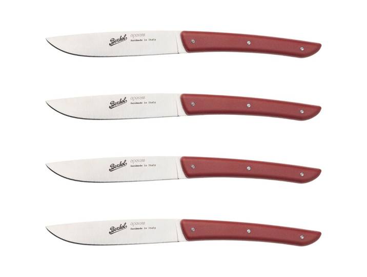 Berkel Steakmesser-Set Color rot Stahl - Steakmesser-Set