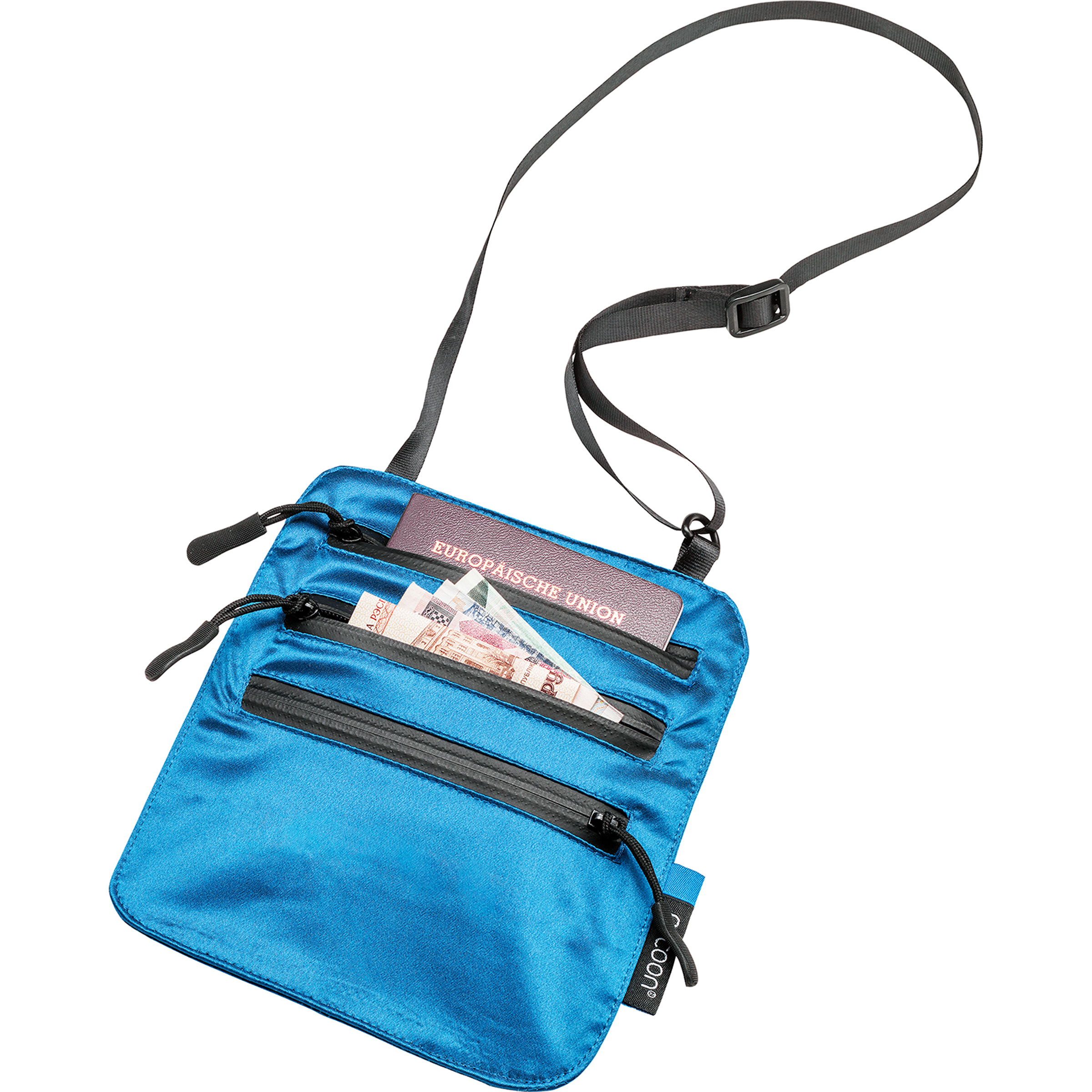 Cocoon Secret Silk Reisedokumententaschen blau Reise