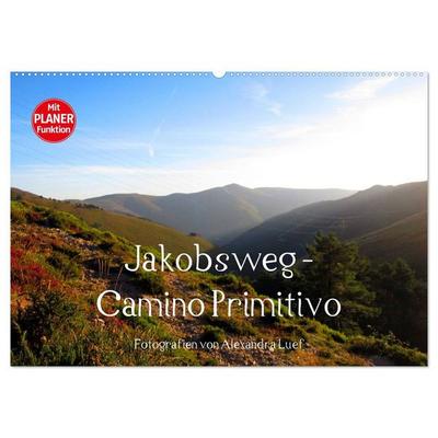 Jakobsweg - Camino Primitivo (Wandkalender 2027 DIN A2 quer), CALVENDO Monatskalender