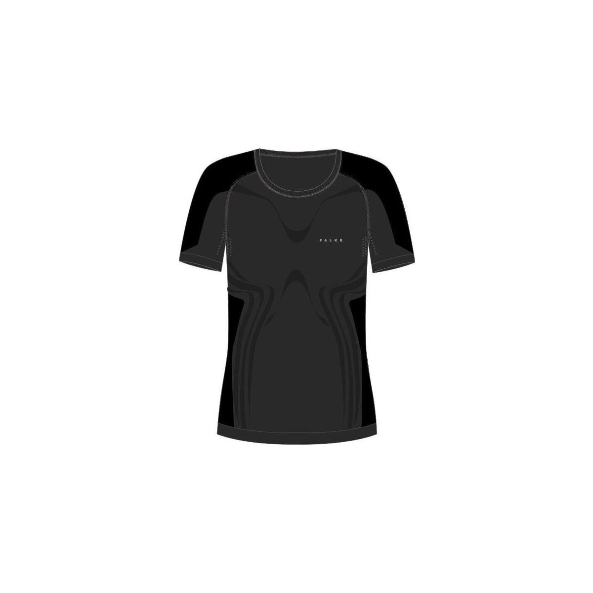 Falke Damen Tight Fit-shirt Wool-tech Light black (3000) S 33442-3000-S