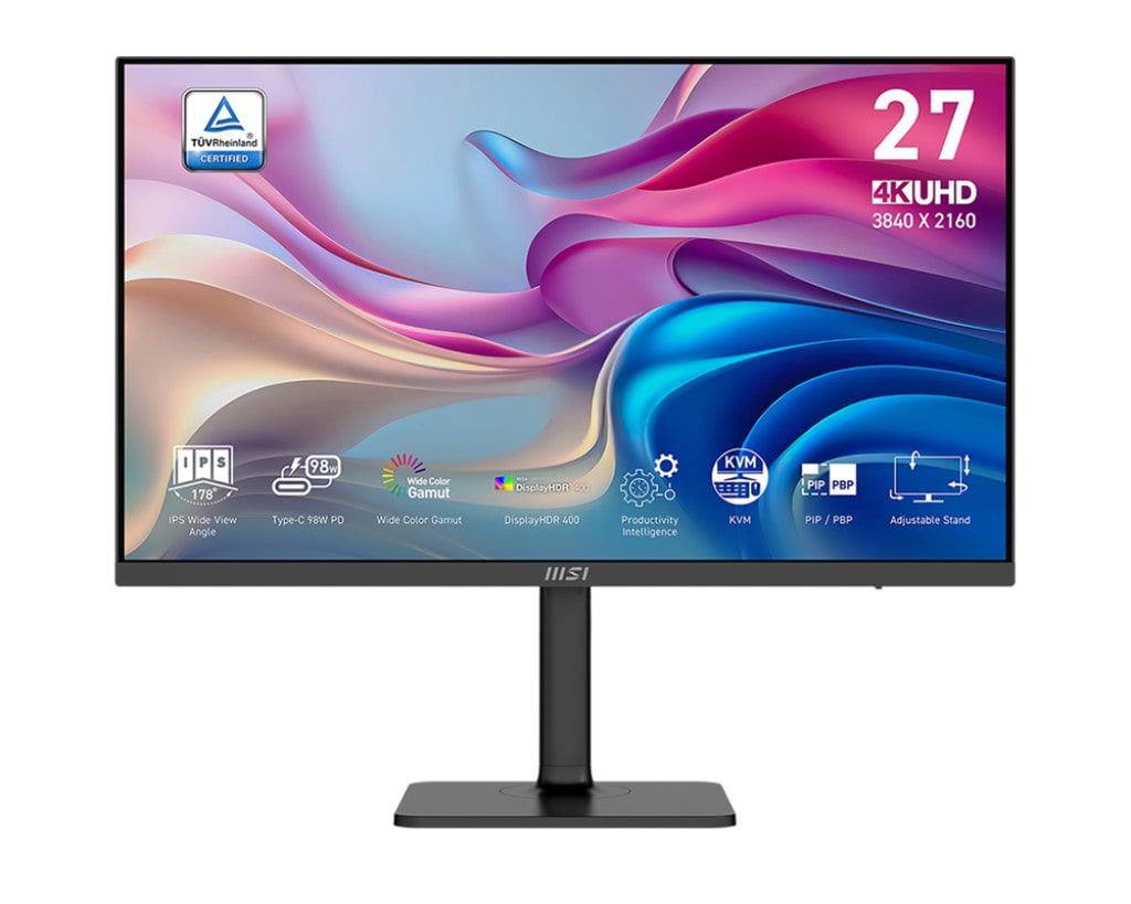 MSI Modern MD272UPHGDE 27 Zoll 4K (UHD) IPS Panel 16:9 Monitor