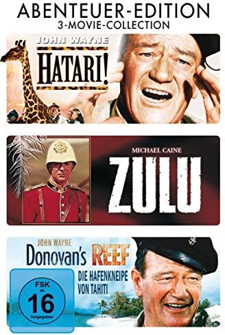 Howard Hawks - Hatari! - Zulu - Donovan's Reef (Die Hafenkneipe von Tahiti) - 3DVD - Preis vom 11.10.2026 03:10:56 h