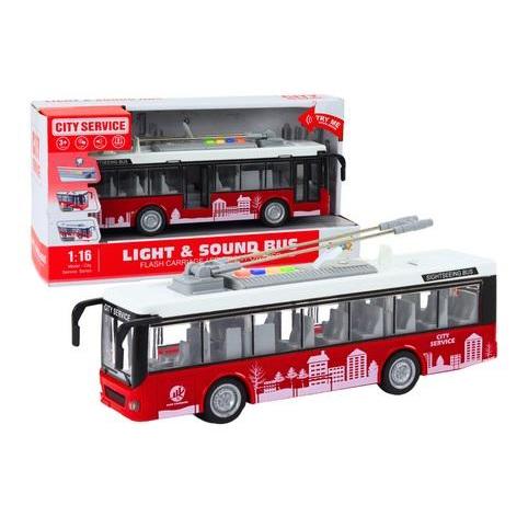 Lean Toys Trolleybus 1:16 mit Licht und Sound (49674906)