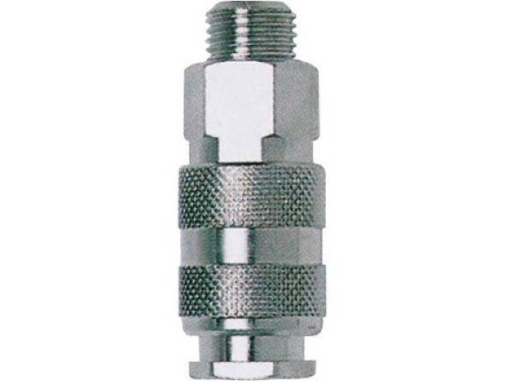 Coupleur Rapide Mecafer 1/4m Métal Connexion Rapide Et étanche Pour Air Comprimé. - Mecafer