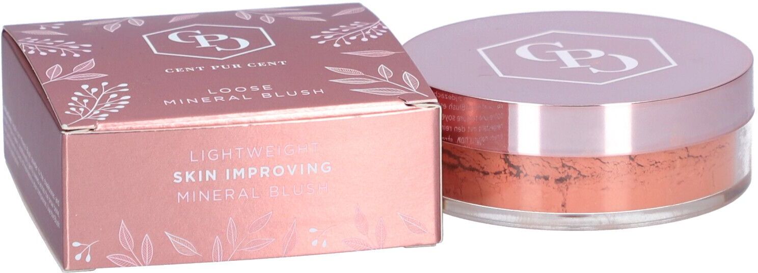 Cent Pur Cent Cent Pur Losse Minerale Blush Perzik 6 g Puder