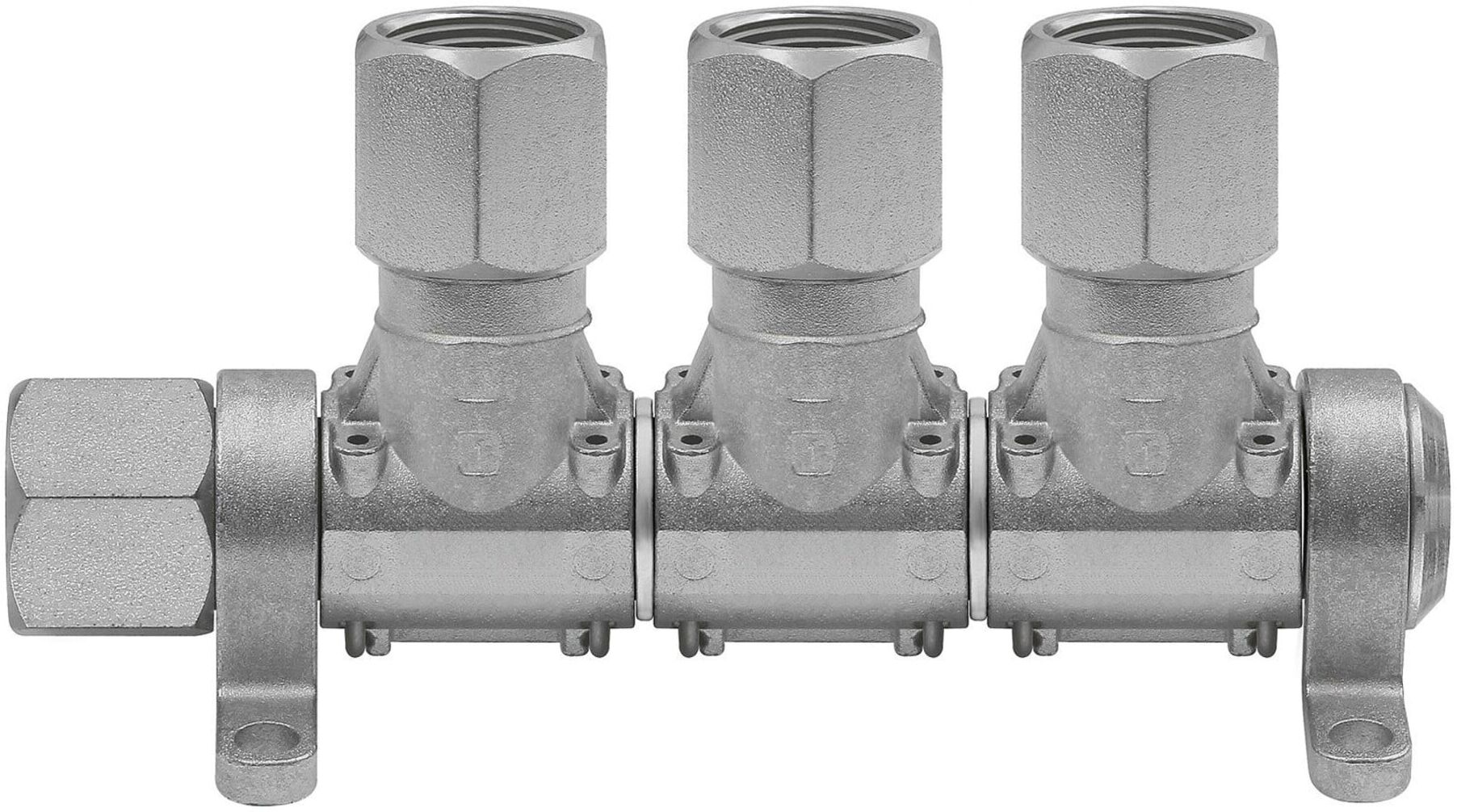 Riegler Druckluftverteiler »Multi-Link«, ohne Kupplung, Entnahmeeinheit 3 (VTM-3)